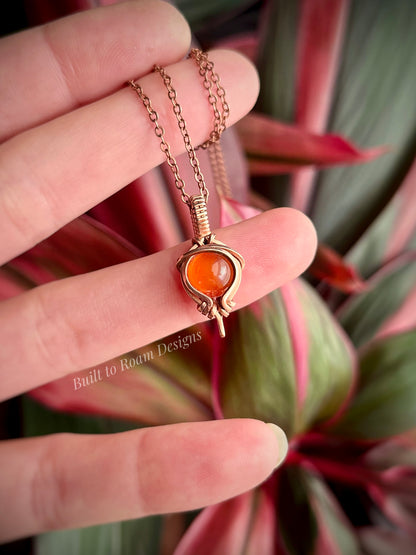 Tiny But Mighty Necklace - Carnelian