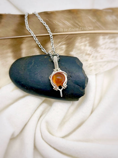 Tiny But Mighty Necklace - Carnelian